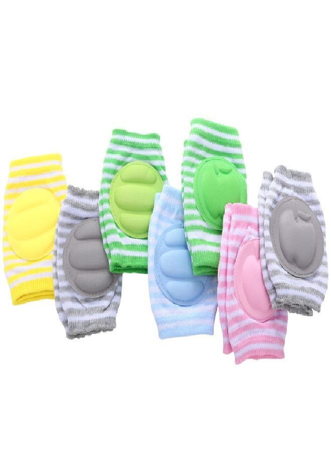 Fatah Baby Toddler Crawling Knee Pads Anti-fall Kids Safety Knee Pads For Baby - Cotton  - Image 4