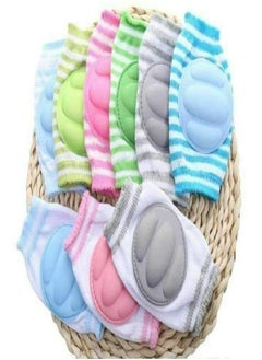 Fatah Baby Toddler Crawling Knee Pads Anti-fall Kids Safety Knee Pads For Baby - Cotton  - Image 5