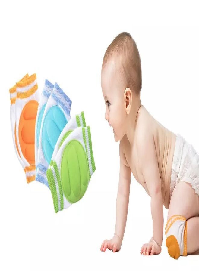 Fatah Baby Toddler Crawling Knee Pads Anti-fall Kids Safety Knee Pads For Baby - Cotton  - Image 2