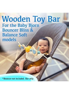 Wooden Toy Bar For Baby Bjorn Bouncer To Fascinate Your Child Universal Toy Arch Intended For Babybjorn Bouncers Wooden Toys For Babies For Development Of Motor Skills - pzsku/Z8D87BE4C1EA5BCF24E67Z/45/_/1688712373/1691e64f-1c3b-4ee9-b356-b7bcd8646eac