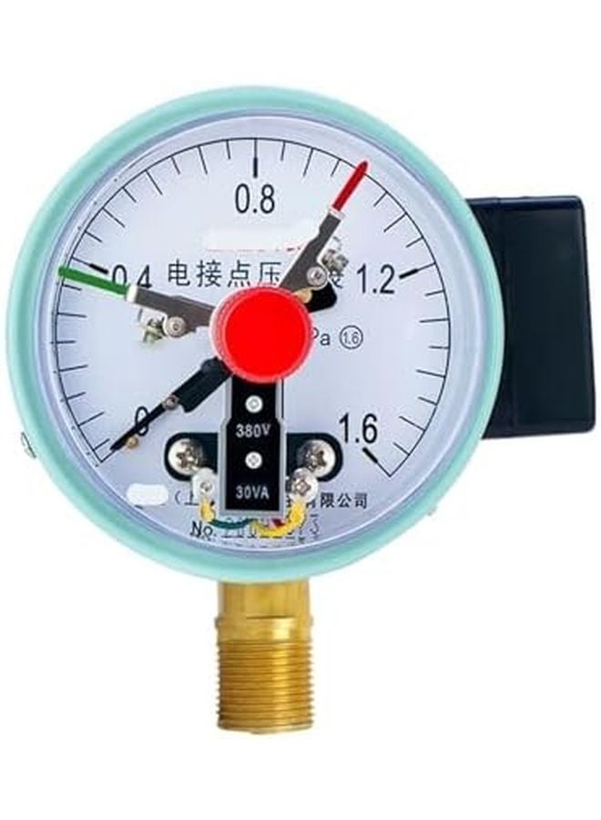 YXC 100 Magnetic Assist Electric Contact Pressure Gauge 0 1 6 MPa 220V 380V 30VA - Image 2