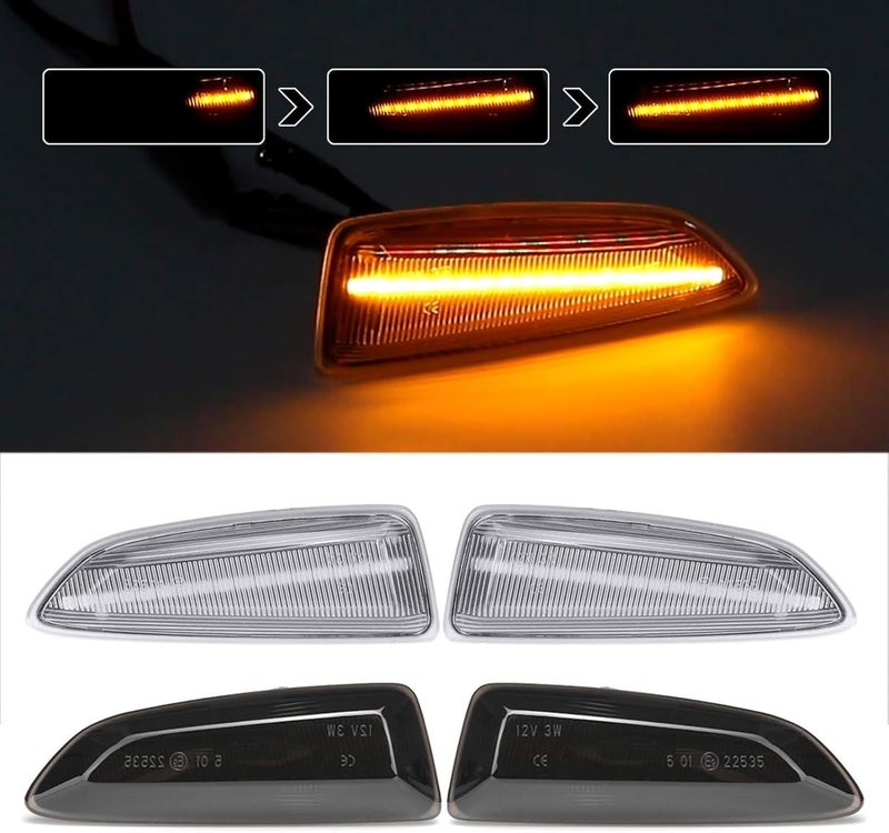 QASULER Dynamic Flowing Side Marker Lights - Image 4