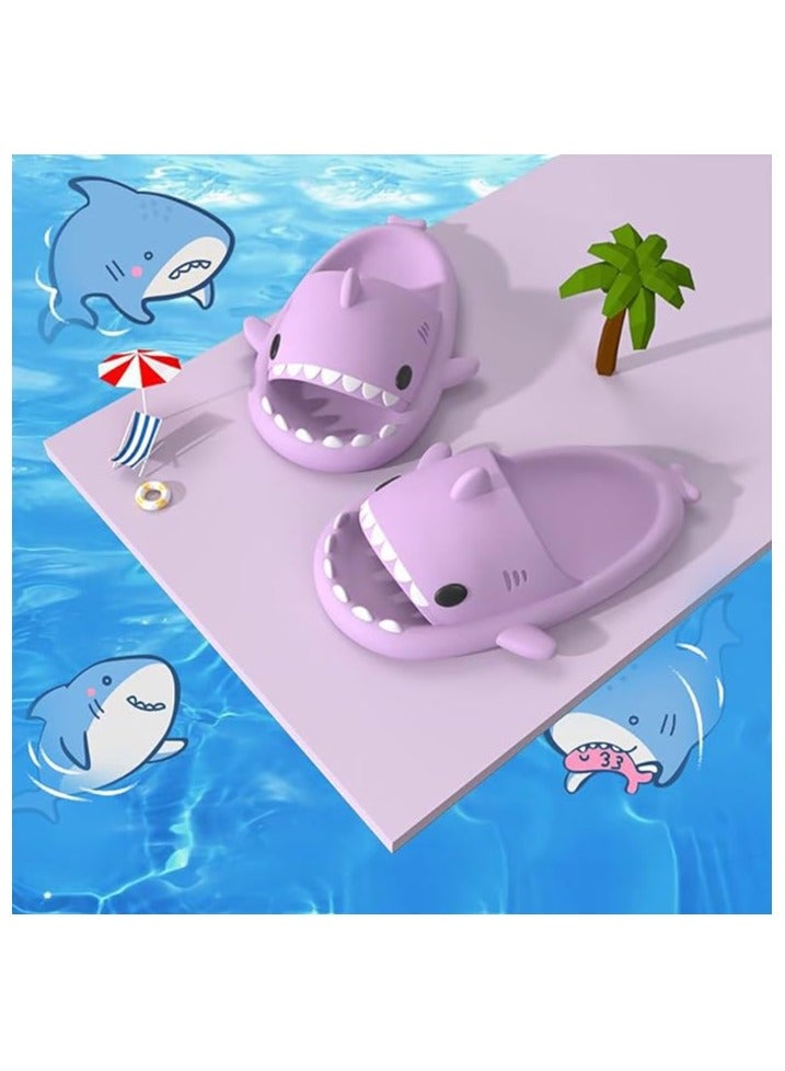 YOMA Shark Slippers Non-Slip Flat for Adult and kids Sandals Soft and Comfortable Slippers for Outdoors or Indoors  - Image 4