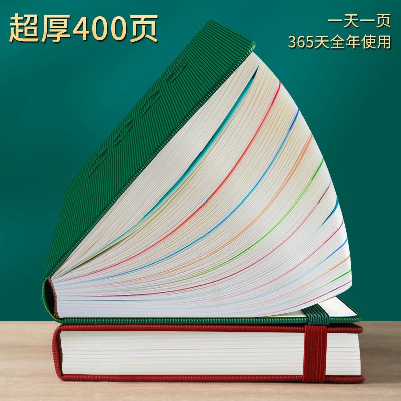 Notebook New 2025 English Spanish Day Book Efficiency Manual Year Month Week Plan Notepad - Image 3