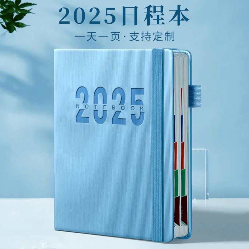 Notebook New 2025 English Spanish Day Book Efficiency Manual Year Month Week Plan Notepad - Image 4