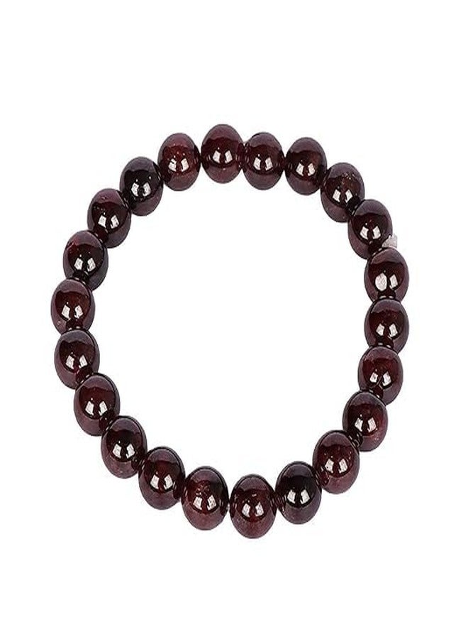 Agatesvibe سوار أغاتسفايب الأصلي من حجر العقيق الكريستالي للرجال والنساء - خرز من الأحجار الكريمة الطبيعية العلاجية 8 مم للنجاح والثقة وجذب الثروة وتوازن طاقة الشاكرا والتأمل والحماية الروحية (عبوة من قطعة واحدة) - Image 4