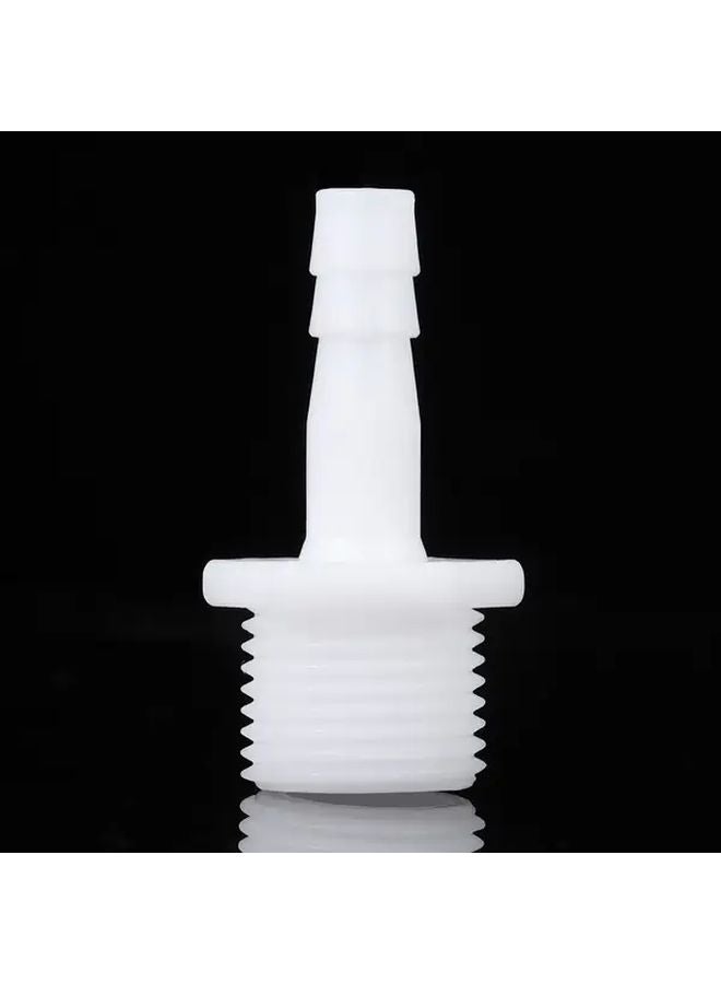 1 2 Inch Thread To 8mm Barb Hose Connector Plastic Drip Irrigation Pipe Fitting - Image 5