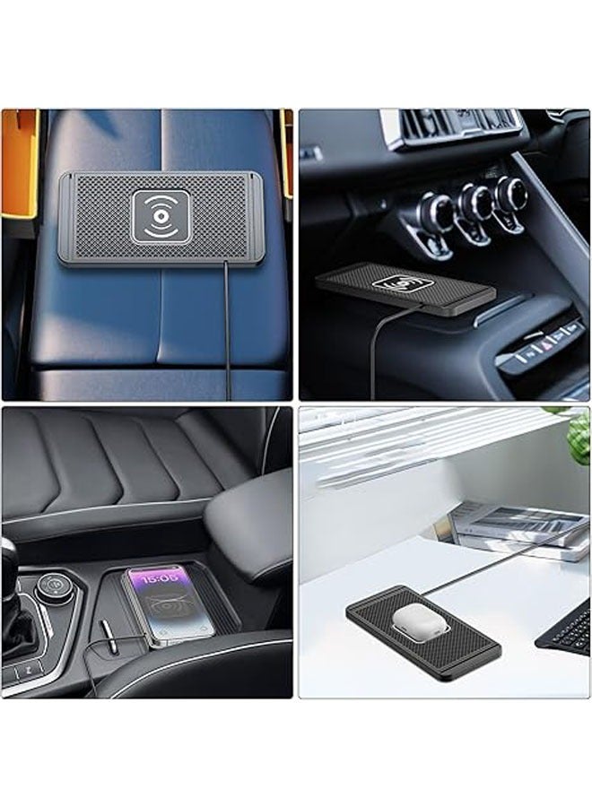 general Wireless Charger, 15W Wireless Car Charger, Android Car Wireless Phone Charger Anti-Slip Charging Pad for iPhone 11/12/13/14/15 Pro Max - Image 5