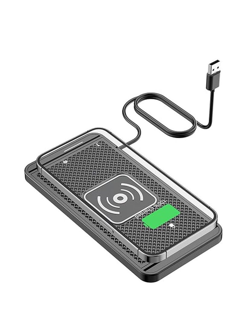 general Wireless Charger, 15W Wireless Car Charger, Android Car Wireless Phone Charger Anti-Slip Charging Pad for iPhone 11/12/13/14/15 Pro Max - Image 1