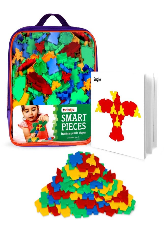 Twinkle Me Interlocking Puzzle Toy | Big Pieces |Great for Occupational Therapy and Fine Motor Skill Development | Build STEM Skills at Home |Car Road Trip Pocket Game | Ages 3 and up |Toddler Fun - Image 1