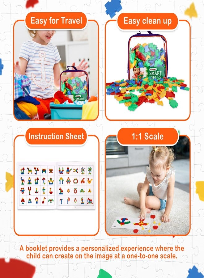 Twinkle Me Interlocking Puzzle Toy | Big Pieces |Great for Occupational Therapy and Fine Motor Skill Development | Build STEM Skills at Home |Car Road Trip Pocket Game | Ages 3 and up |Toddler Fun - Image 3