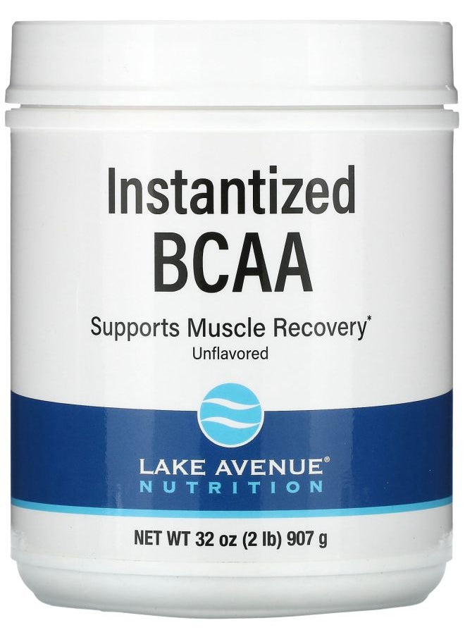 Lake Avenue Nutrition - Instantized BCAA Powder Unflavored 32 oz (907 g) - Image 1