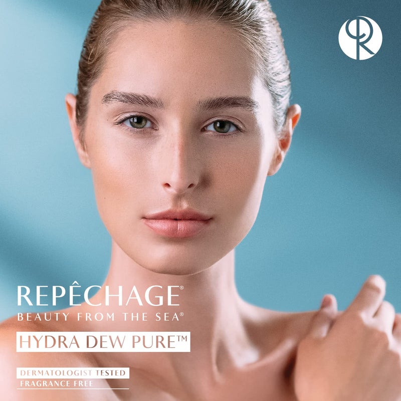 Repechage Moisturizing Cream for Dry Compromised Skin with Hyaluronic Acid Hydra Dew Pure Moisturizer Cream Reduce Wrinkles Clinically proven Daily Use for Men Women 50ml - Image 2