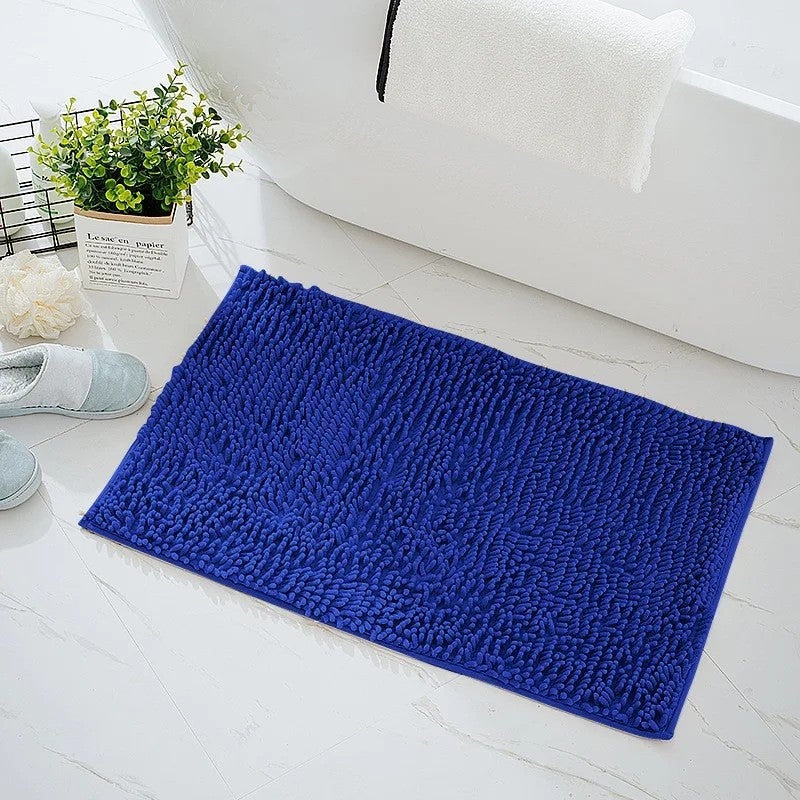 Y&D Chenille Microfiber Bath Mat Rug - Super Absorbent Luxury Bathroom Floor Mats - Image 5