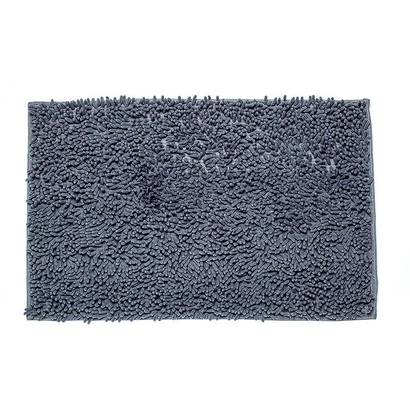 Y&D Chenille Microfiber Bath Mat Rug - Super Absorbent Luxury Bathroom Floor Mats - Image 4