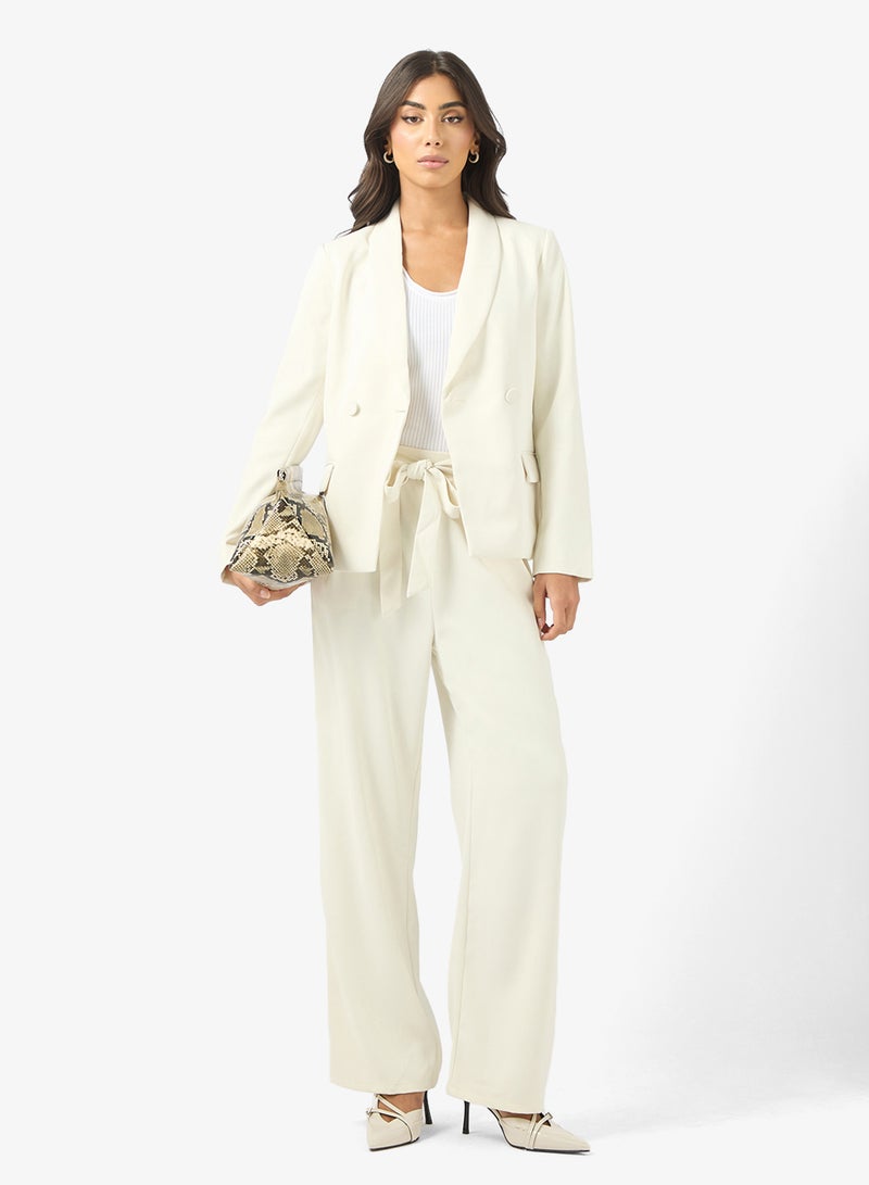 BCBG Double Breasted Shawl Collar Blazer - Image 4
