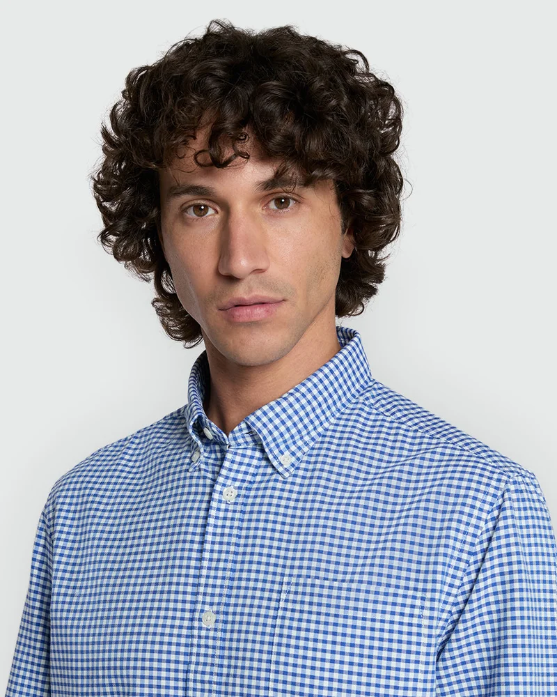 Ovs Checked Shirt In Blues