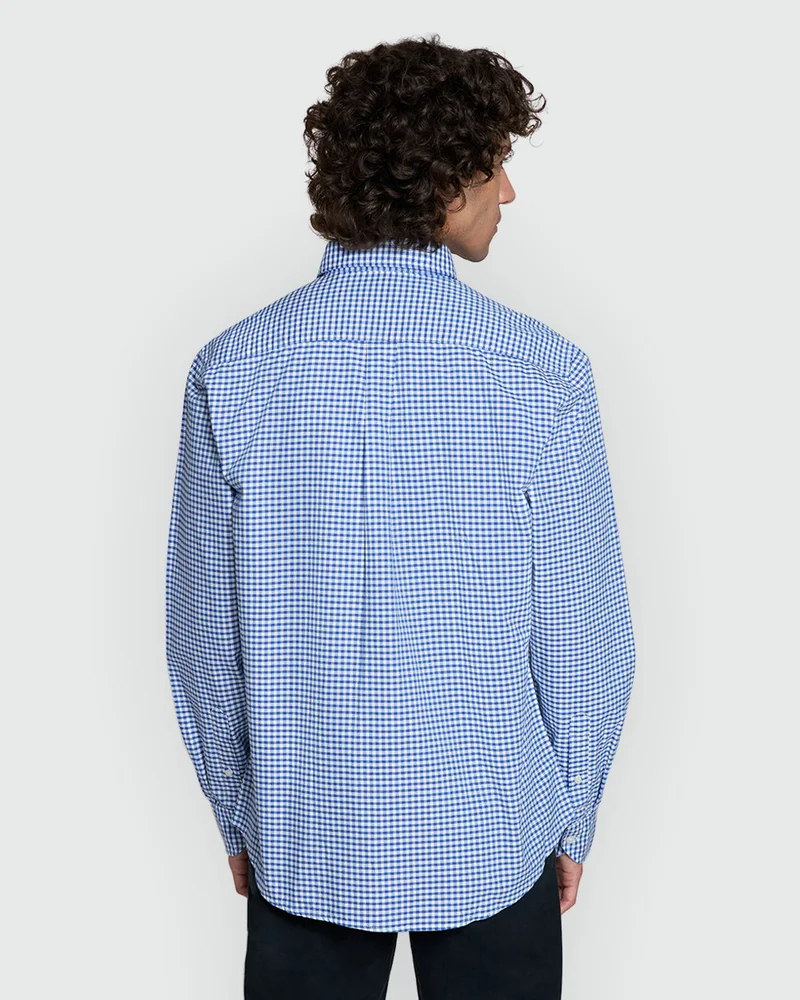 او في اس Blue/Lt Blue Check