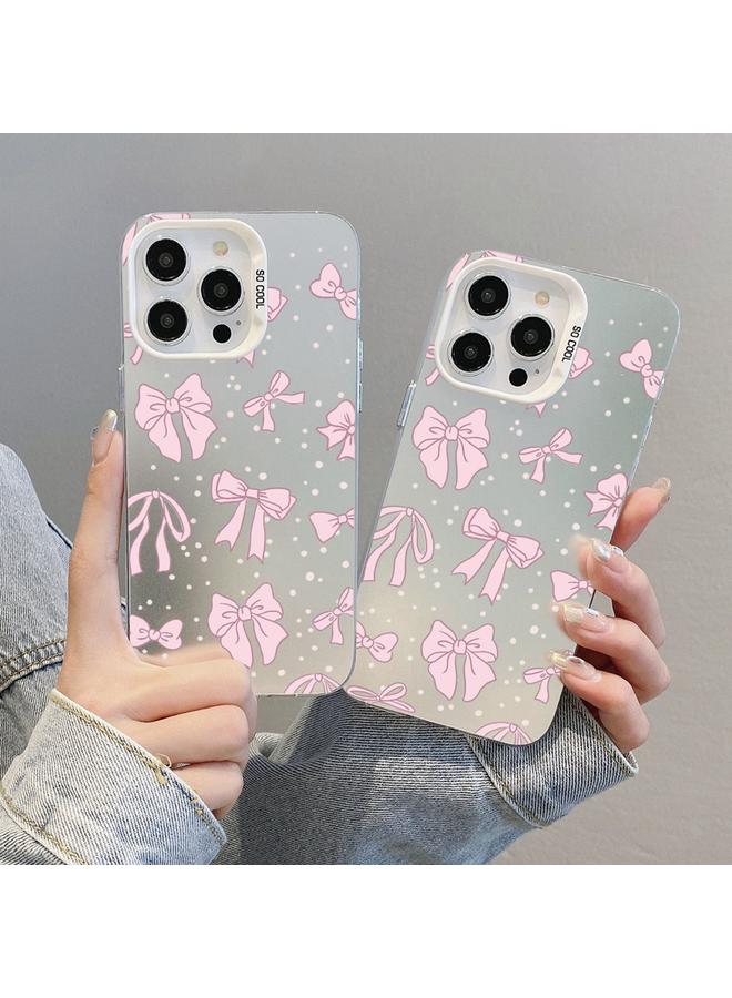 S-TOP Case For iPhone X / XS Silver Painting PC Hybrid TPU Phone Case - Image 3