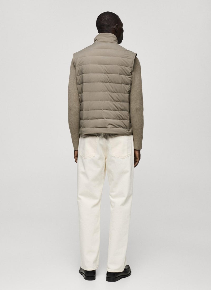 Mango Man Quilted Vest With Down Jackets  - Image 2