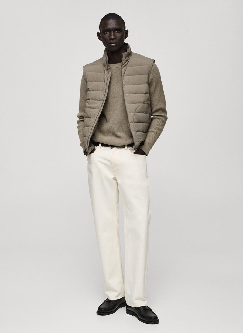 Mango Man Quilted Vest With Down Jackets  - Image 5
