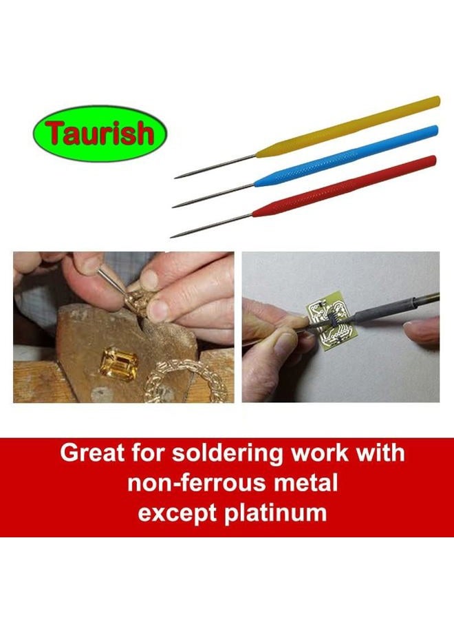 TAURISH Deluxe Titanium Soldering Pick Set, Set of 3, 6-1/2 Inches - Image 4
