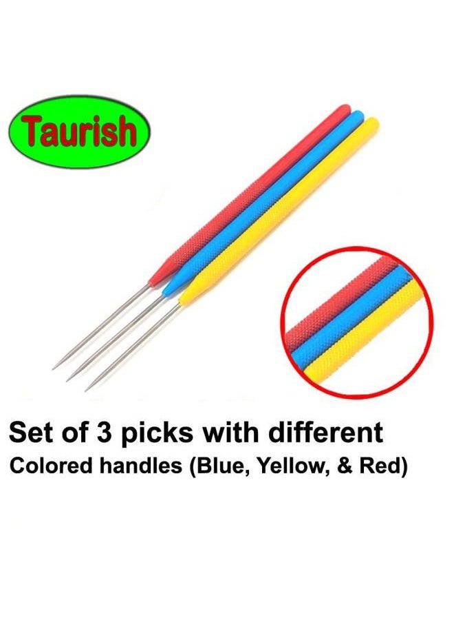 TAURISH Deluxe Titanium Soldering Pick Set, Set of 3, 6-1/2 Inches - Image 5