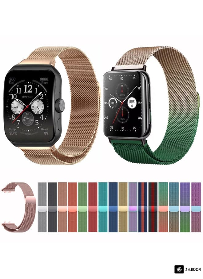 Generic - OPPO Watch 3 Pro Milanese Stainless Steel Metal Watch Band - Image 1