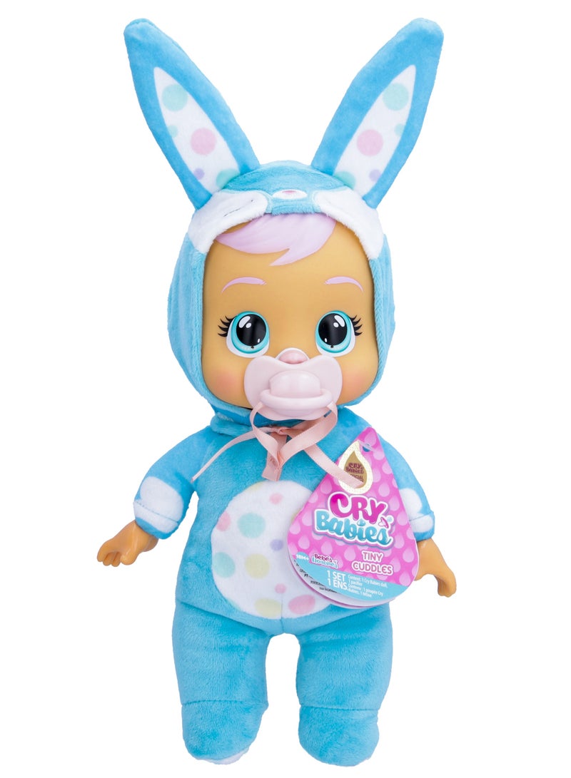 CRY BABIES دمية كراي بيبيز بانيز تايني كادلز، قطعة واحدة متنوعة (قد يختلف النمط) تبكي دموع حقيقية | دمى أطفال في بيجامة | دمية ناعمة قابلة للجمع | لعب رعاية وتخيل | تطوير حسي | هدية للأطفال والصغار - Image 2