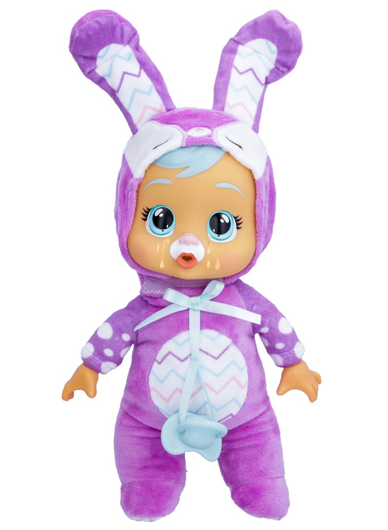 CRY BABIES دمية كراي بيبيز بانيز تايني كادلز، قطعة واحدة متنوعة (قد يختلف النمط) تبكي دموع حقيقية | دمى أطفال في بيجامة | دمية ناعمة قابلة للجمع | لعب رعاية وتخيل | تطوير حسي | هدية للأطفال والصغار - Image 3