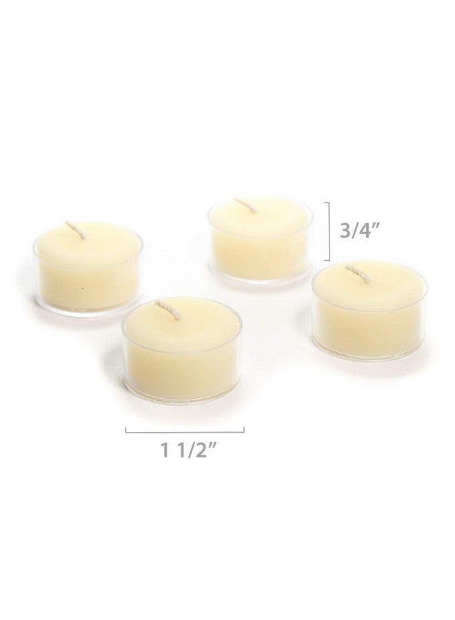 Bluecorn Beeswax Bluecorn 100% Pure Beeswax Tealight Candles | Natural Beeswax Candles, Ivory White Tea Lights Candles | Long Burn (4-5 Hours) | Soy, Paraffin, & Fragrance Free, Bulk 24-Pack | Handmade in Colorado  - Image 4