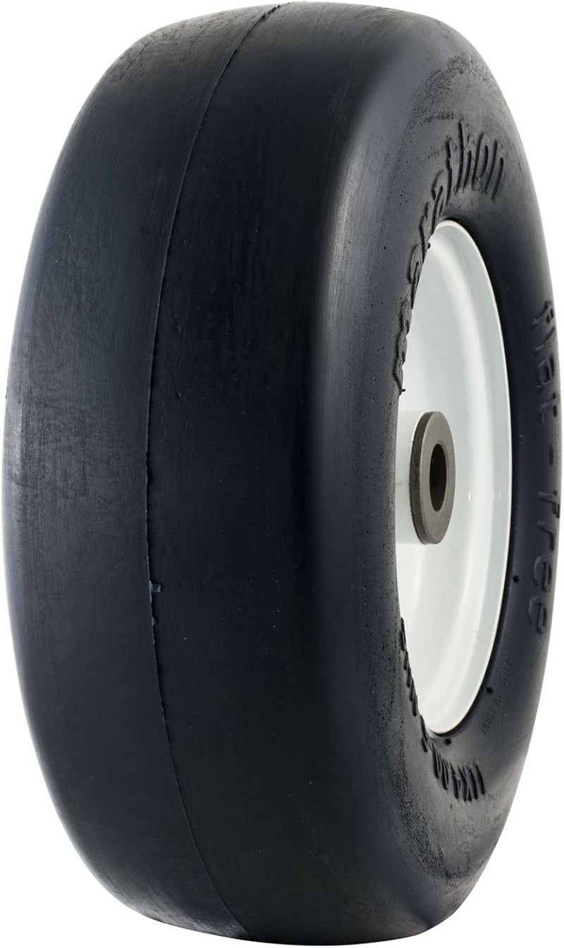 Marathon Marathon 01420P 3 hub 34 bushings 11x4005 Flat Free Lawnmower Tire on Wheel  - Image 1