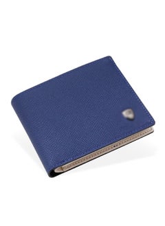 Y&D Men's Wallet, Mens Leather Bifold Cross Pattern Plain with Multiple Card Pockets, Removable Credit Case (Silver)  - Image 4