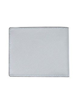 Y&D Men's Wallet, Mens Leather Bifold Cross Pattern Plain with Multiple Card Pockets, Removable Credit Case (Silver)  - Image 5
