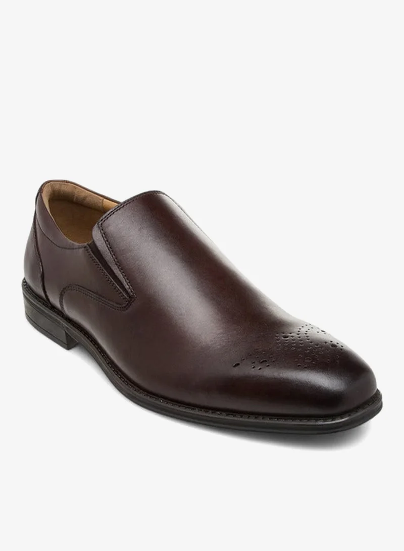 DUCHINI Men's Textured Slip-On Loafers