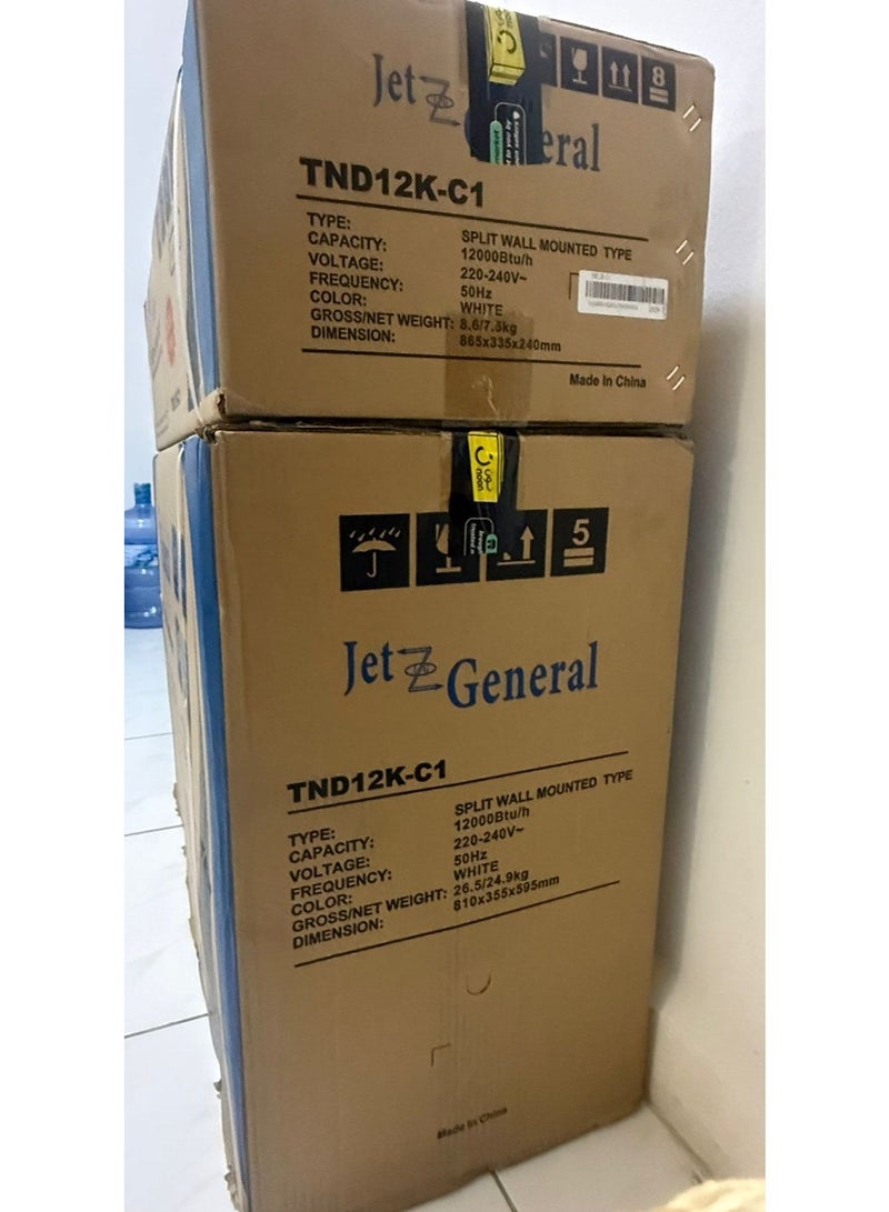Jet General 1 Ton Split Air Conditioner – Model TND12K-C1 - Image 2