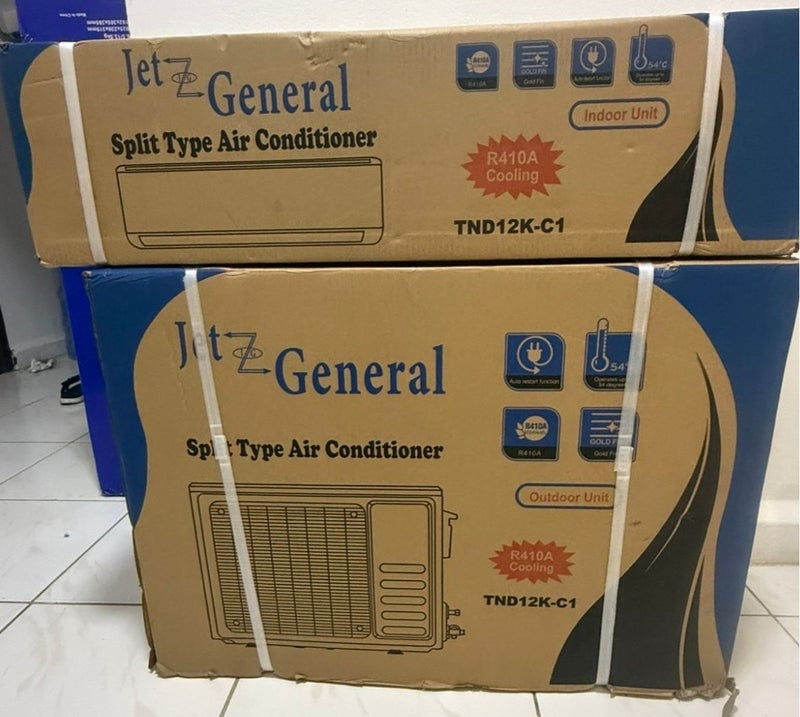 Jet General 1 Ton Split Air Conditioner – Model TND12K-C1 - Image 1