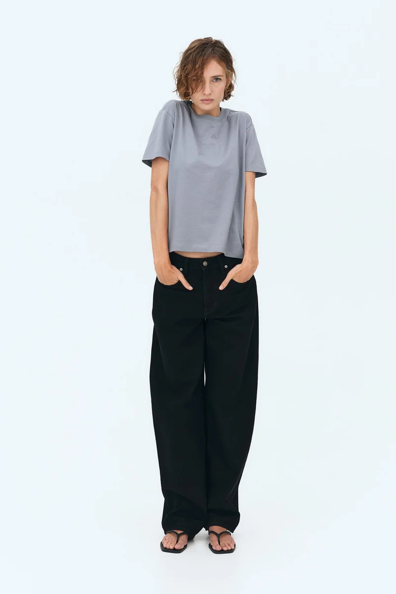 اتش اند ام تي-شيرت قطن