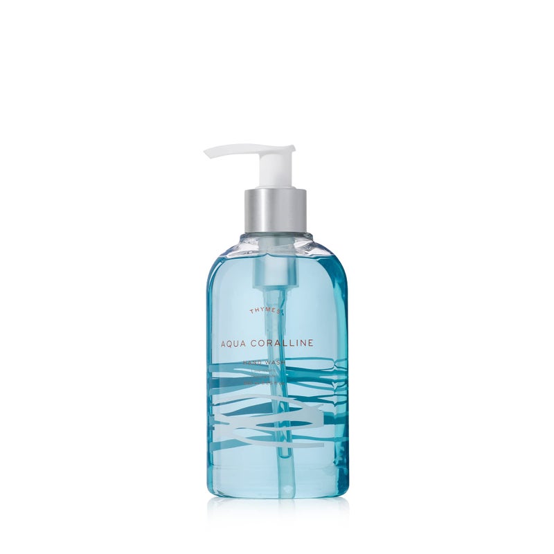 Thymes Moisturizing Hand Wash Soap with Pump - Luxury Hand Soap Gently Cleanses & Moisturizes - Skin Care with Glycerin & Olive Oil - Herbaceous, Fresh Fragrance (Olive Leaf, 8.25 oz) - Image 1