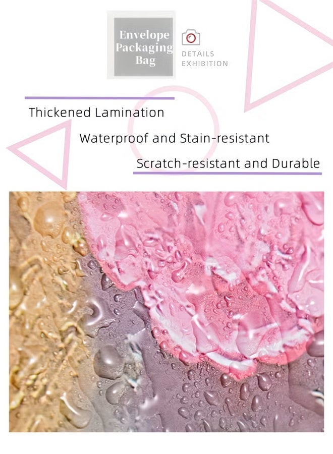 مجموعة مكونة من 3 قطع تتضمن وسيطًا ومغلفًا وبطاقة تهنئة، وحقيبة هدايا على شكل لوحة زيتية، وصندوق هدايا عيد الميلاد، وحقيبة تغليف مظروف، وحقيبة هدايا ورقية إبداعية، وصندوق هدايا للعطلات، وحقيبة هدايا - Image 2