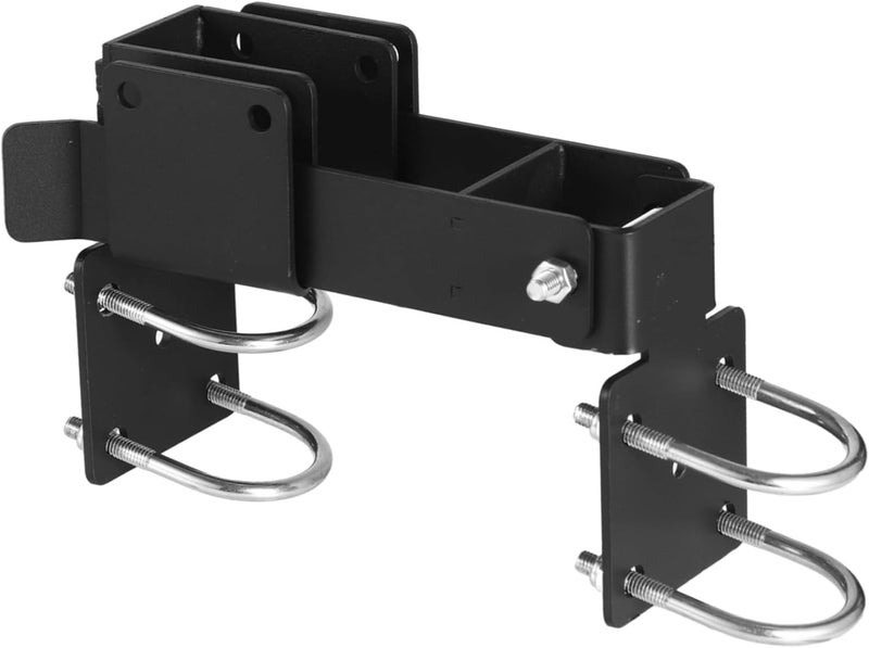 Chain Link Gate Latch for 1-3/8 Frame, Dual Gates, Adjustable, Black - Image 4