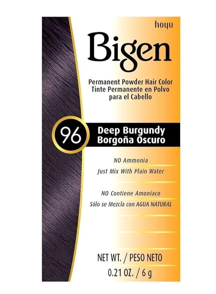 بايجن بيجين صبغة شعر بودرة دائمة، بورجندي غامق، 6 جم - Image 1