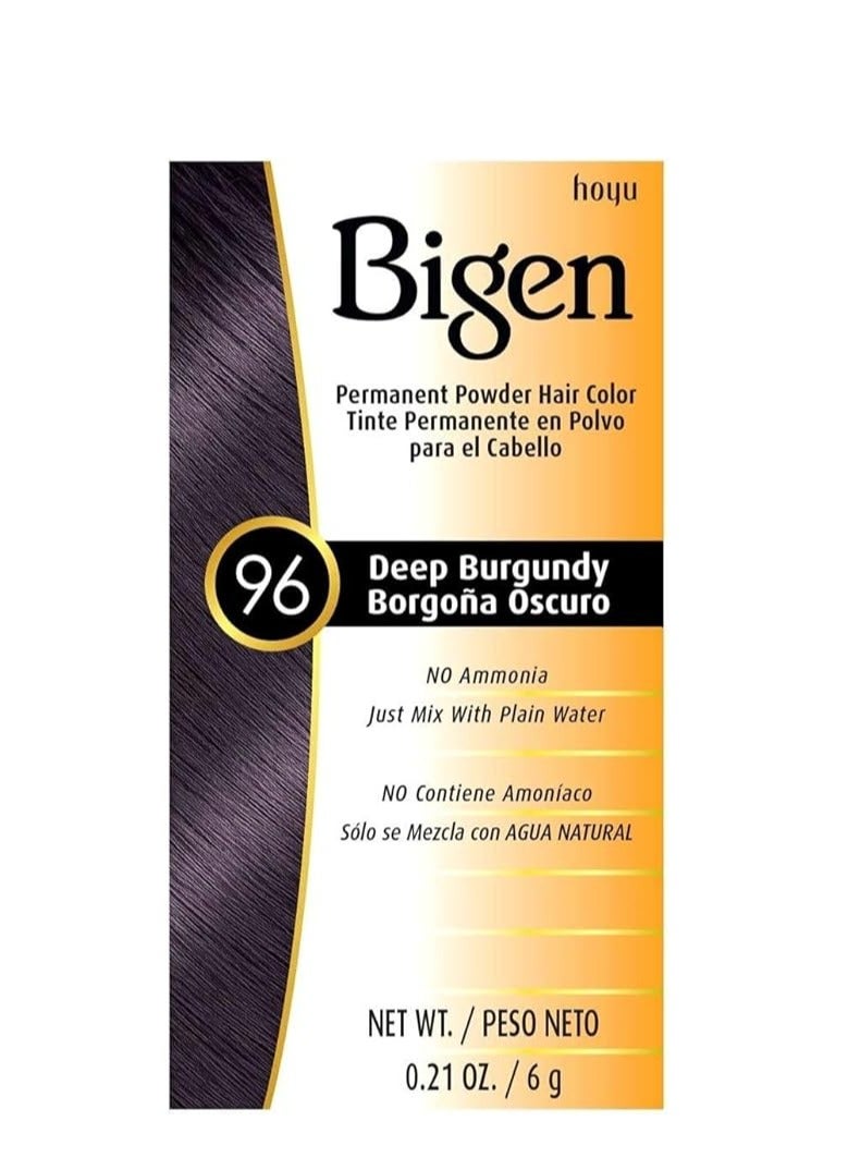 بايجن بيجين صبغة شعر بودرة دائمة، بورجندي غامق، 6 جم - Image 3