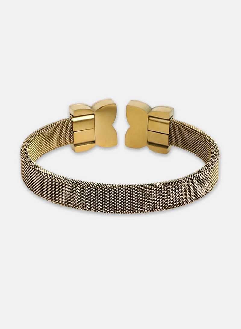 سوهي Women's The Flora-Mesh Cuff Bracelet