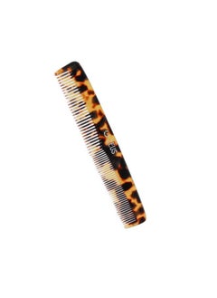 Zeus Beard & Mustache Comb for Men, Handmade Saw-Cut Hair Comb for Untangling & Styling Beard (Tortoiseshell) V12  - Image 1