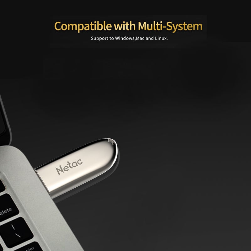 Netac U352 16GB Mini Portable High Speed USB 3.0 Interface Flash Drives C5612-16GB-L Silver - Image 5