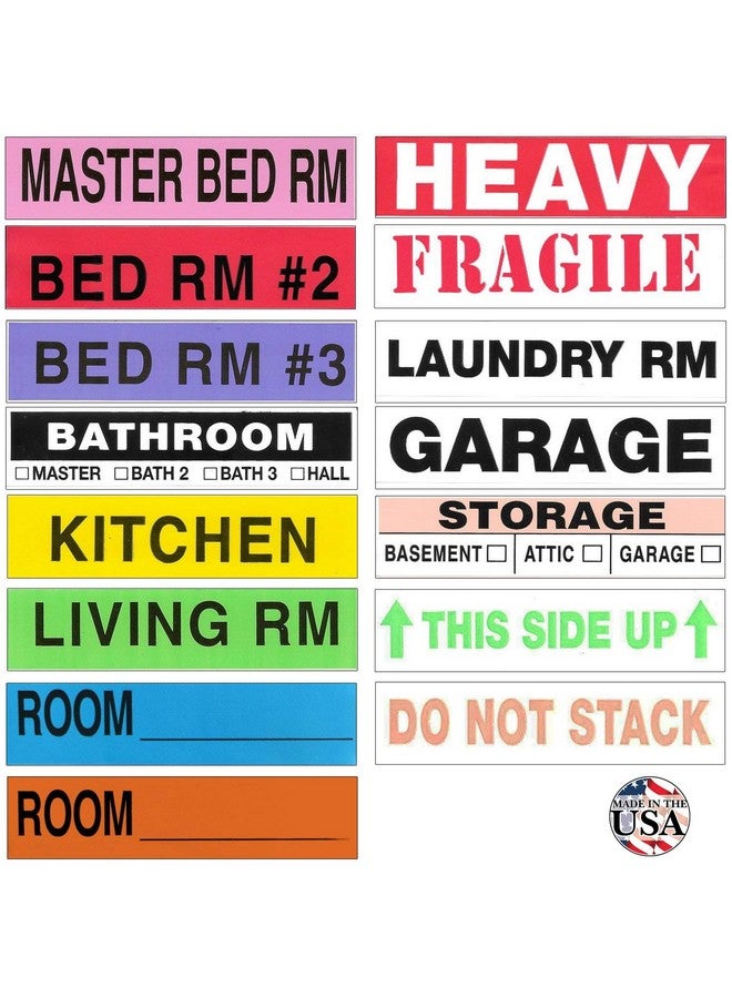 تاج-أه-روم ملصقات نقل ملونة (800 قطعة)، عبوة منزلية مكونة من 3 إلى 4 غرف نوم، مستلزمات النقل - Image 1