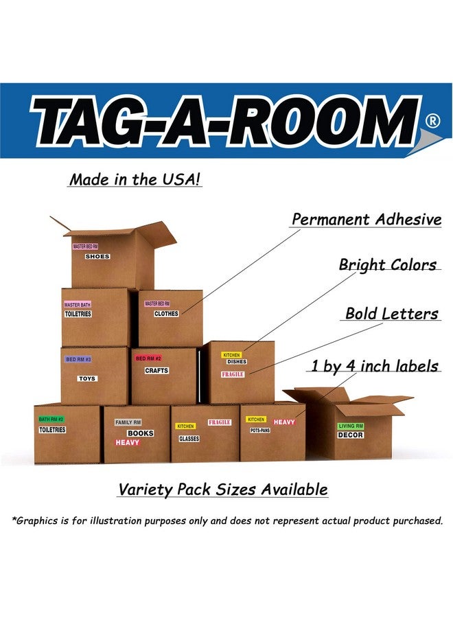 تاج-أه-روم ملصقات نقل ملونة (800 قطعة)، عبوة منزلية مكونة من 3 إلى 4 غرف نوم، مستلزمات النقل - Image 4
