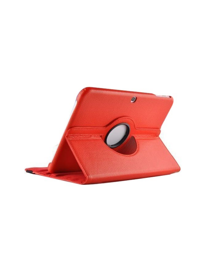 NIBEMINENT Folio Case Cover For Samsung Galaxy Tab 3 P5200/P5220/P5210 10.1-Inch Red/Black