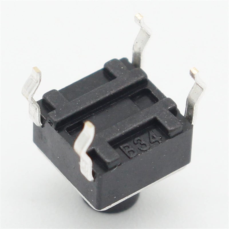 6x6x6 3mm 4 Pin Tactile Push Button Switch 50 Pcs Self Reset Direct Plug In Top Copper - Image 5